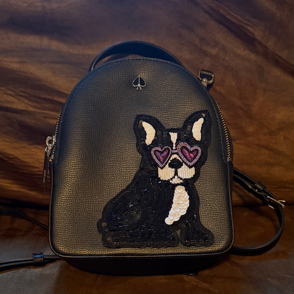 Kate Spade Black Mini Backpack